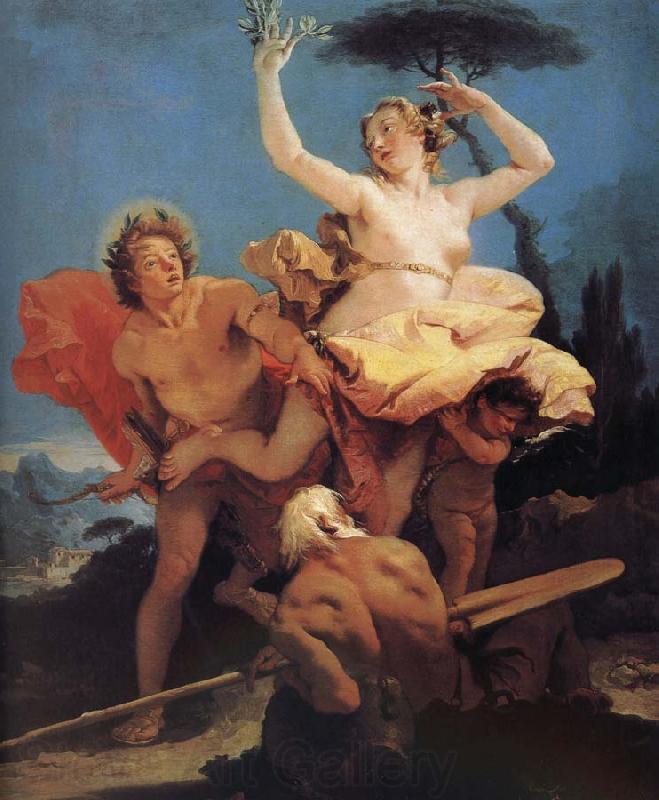 Giovanni Battista Tiepolo Apollo and Daphne